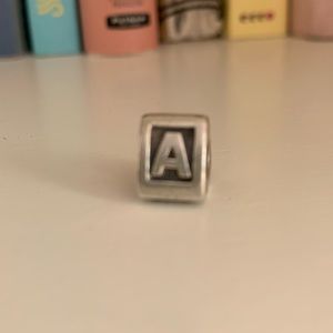 “A” Pandora Charm